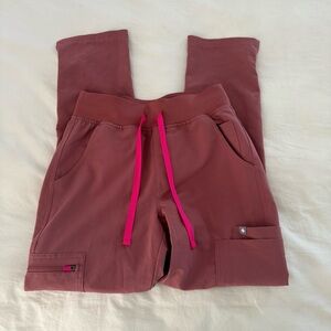 Figs Yola Skinny Scrub Pant- Mauve